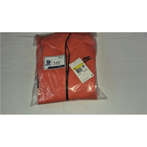 Nike Sportswear Tech Fleece Full-Zip Hoodie (Orange)