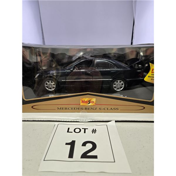 MERCEDES-BENZ S-CLASS 1:18 DIE-CAST MODEL CAR