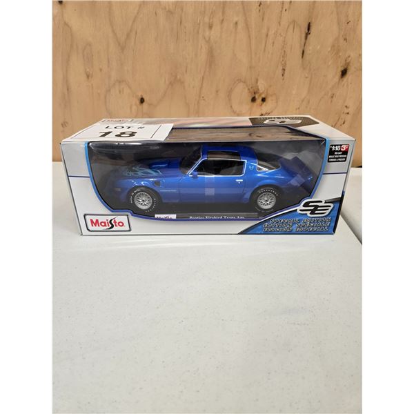 PONTIAC FIREBIRD TRANS AM 1:18 DIE-CAST MODEL CAR