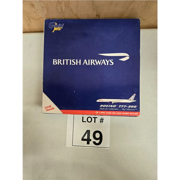 GEMINI JETS / BRITISH AIRWAYS BOEING 777-200 (1:400) [DIE-CAST]