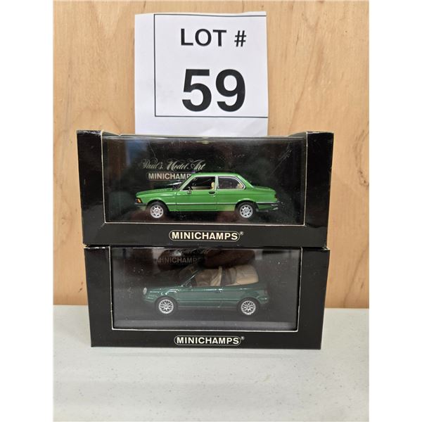 MINICHAMPS / BMW 3-SERIES (E21) + BMW CONVERTIBLE [DIE-CAST]