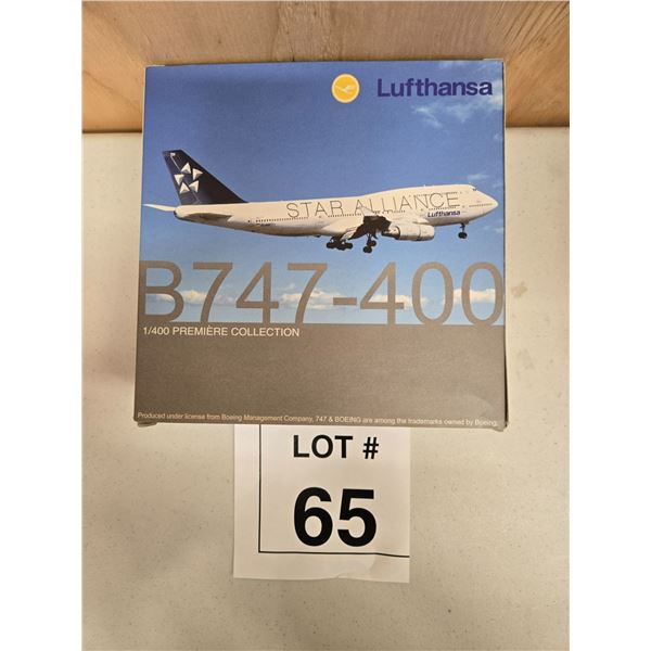 LUFTHANSA BOEING 747-400 “STAR ALLIANCE” (1:400) [DIE-CAST]
