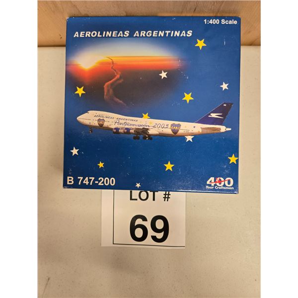 AEROLÍNEAS ARGENTINAS BOEING 747-200 (1:400) [DIE-CAST]