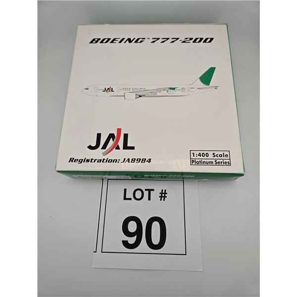 HERPA / JAPAN AIRLINES BOEING 777-200 (1:400) [DIE-CAST]