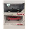 Image 2 : HERPA / MERCEDES-BENZ CONVERTIBLE, BMW SEDAN (2 MODELS) [DIE-CAST]