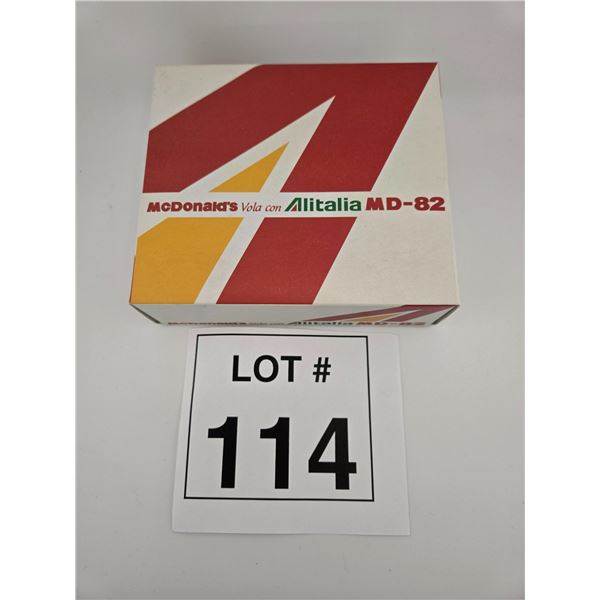 ALITALIA / MCDONNELL DOUGLAS MD-82 – MCDONALD’S PROMOTIONAL (1:400) [DIE-CAST]