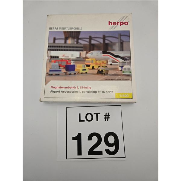 HERPA / AIRPORT ACCESSORIES SET – 15 PIECES (1:400) [DIE-CAST]