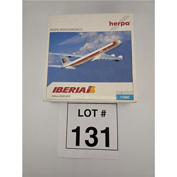 HERPA / IBERIA AIRBUS A340-600 (1:500) [DIE-CAST]