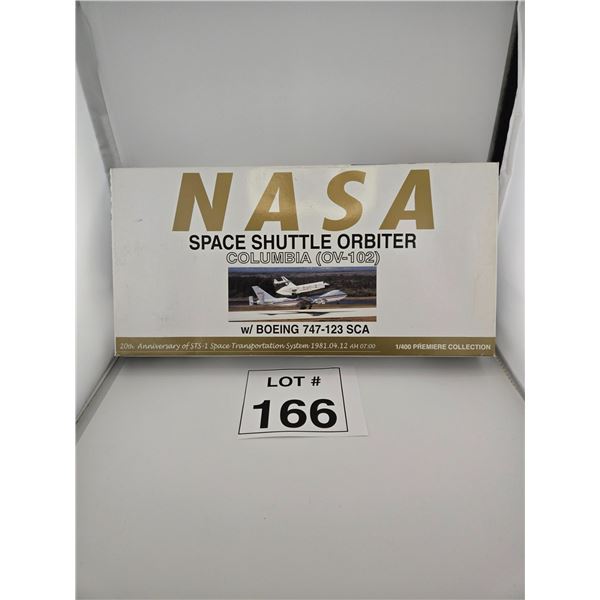 PREMIERE COLLECTION / NASA SPACE SHUTTLE COLUMBIA OV-102 W/ BOEING 747-123 SCA (1:400) [DIE-CAST]