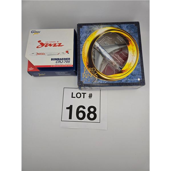 GEMINI JETS / AIR CANADA JAZZ BOMBARDIER CRJ-705 (1:400), LORD OF THE RINGS LIMITED EDITION MODEL AI