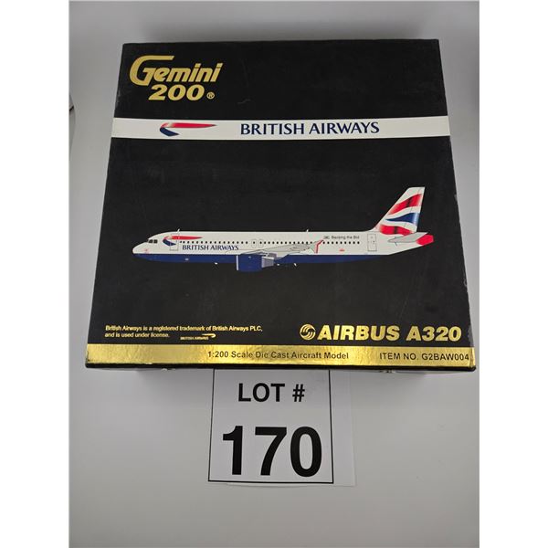 GEMINI 200 / BRITISH AIRWAYS AIRBUS A320 (1:200) [DIE-CAST]