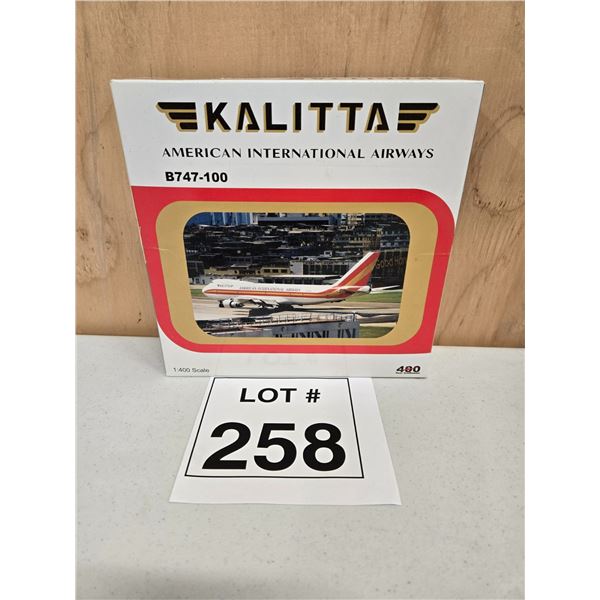 KALITTA / AMERICAN INTERNATIONAL AIRWAYS BOEING 747-100 (1:400) [DIE-CAST]