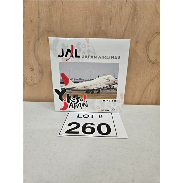 JAL / JAPAN AIRLINES BOEING 747-446 “YOKOSO JAPAN” (1:500) [DIE-CAST]