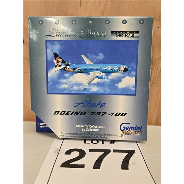 GEMINI JETS / ALASKA AIRLINES BOEING 737-400 “DISNEY” LIVERY (1:400) [DIE-CAST]