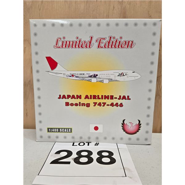 JAL / JAPAN AIRLINES BOEING 747-446 LIMITED EDITION (1:400) [DIE-CAST]