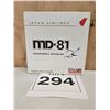 Image 1 : JAL / JAPAN AIRLINES MCDONNELL DOUGLAS MD-81 PLATINUM SERIES (1:400) [DIE-CAST]