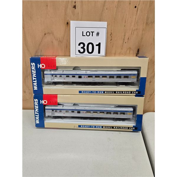 WALTHERS / VIA RAIL CANADA PASSENGER CARS (HO SCALE)