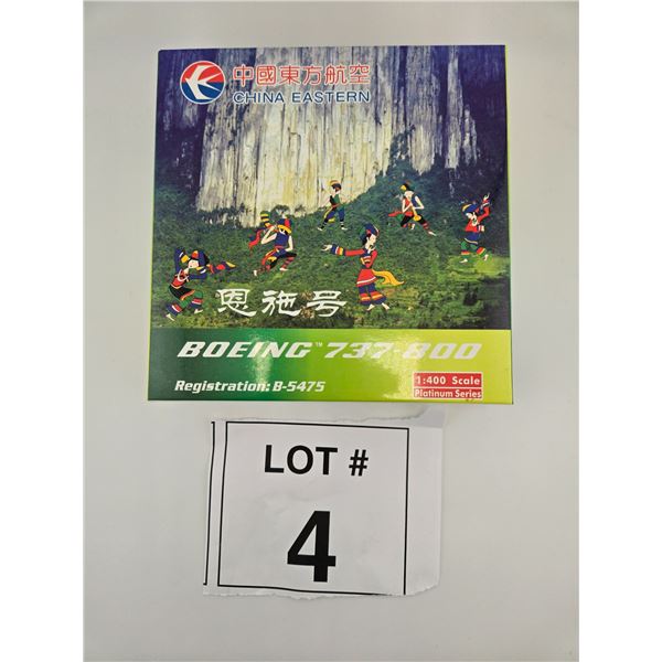 BOEING 737-800 CHINA EASTERN 1:400 MODEL AIRCRAFT [DIE-CAST]