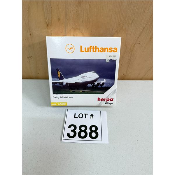 HERPA WINGS / LUFTHANSA BOEING 747-400 (1:400) [DIE-CAST]