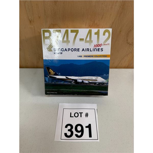 SINGAPORE AIRLINES BOEING 747-412 (1:400) [DIE-CAST]