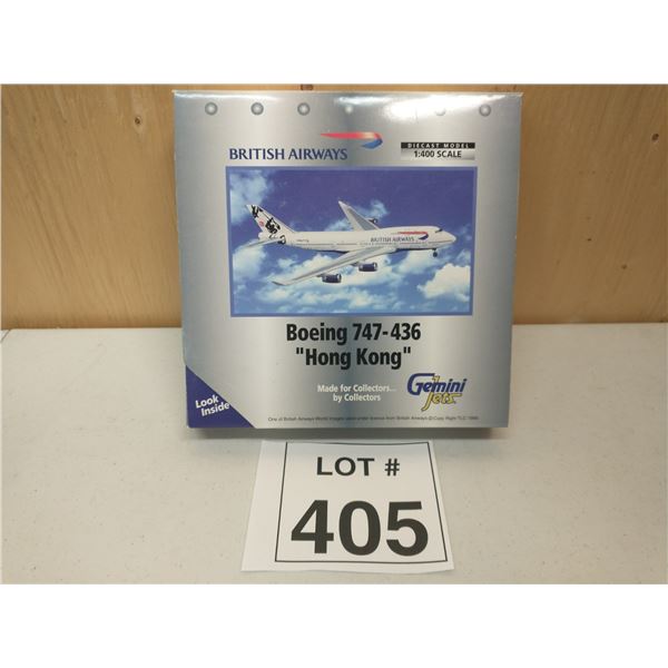 GEMINI JETS / BRITISH AIRWAYS BOEING 747-436 "HONG KONG" (1:400) [DIE-CAST]