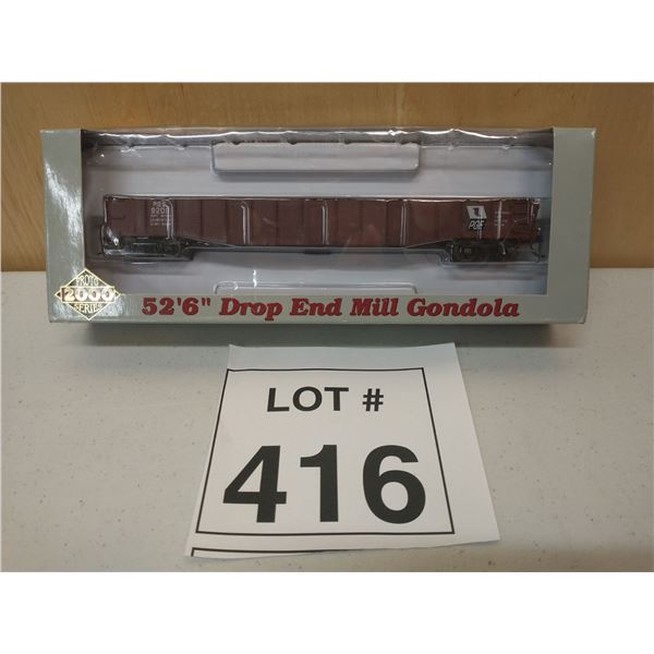 PROTO 2000 / 52'6" DROP END MILL GONDOLA (HO SCALE)