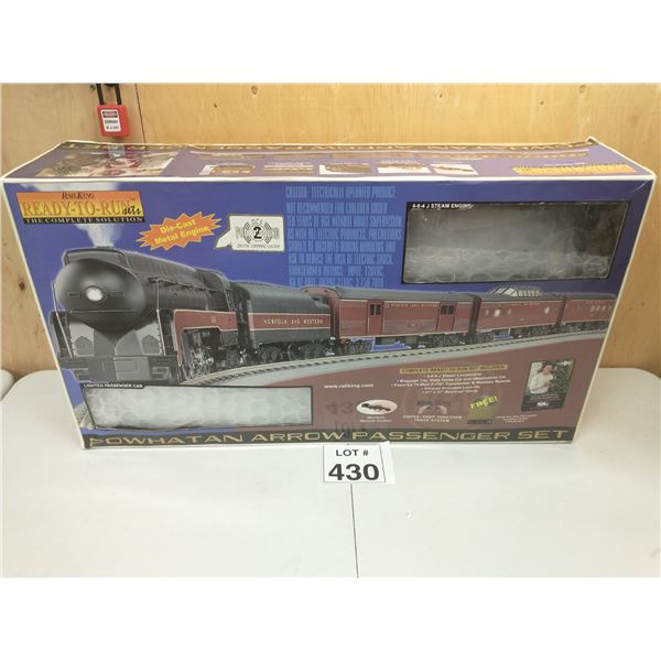 RAILKING / NORFOLK AND WESTERN POWHATAN ARROW PASSENGER TRAIN SET [DIE-CAST]