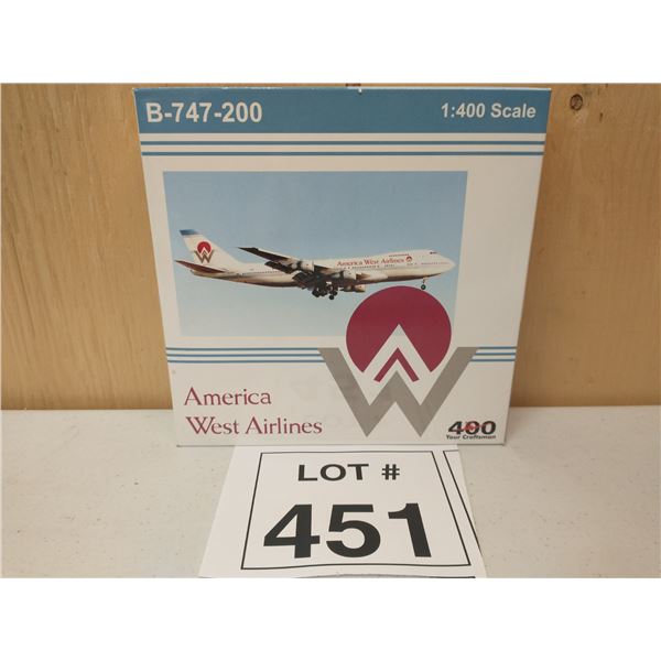 400 / AMERICA WEST AIRLINES BOEING 747-200 (1:400) [DIE-CAST]