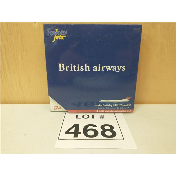 GEMINI JETS / BRITISH AIRWAYS HS121 TRIDENT 3B (1:400) [DIE-CAST]