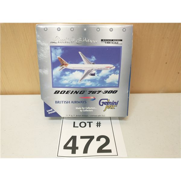 GEMINI JETS / BRITISH AIRWAYS BOEING 767-300 (1:400) [DIE-CAST]