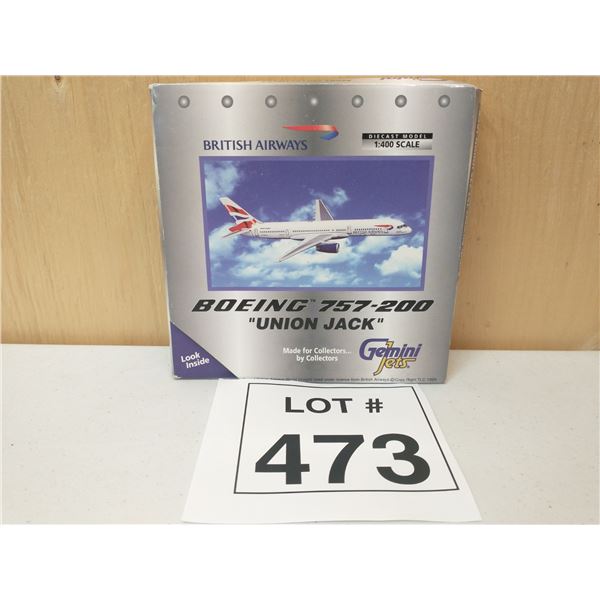 GEMINI JETS / BRITISH AIRWAYS BOEING 757-200 “UNION JACK” (1:400) [DIE-CAST]