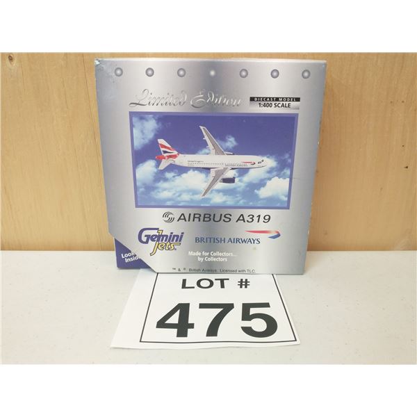 GEMINI JETS / BRITISH AIRWAYS AIRBUS A319 (1:400) [DIE-CAST]