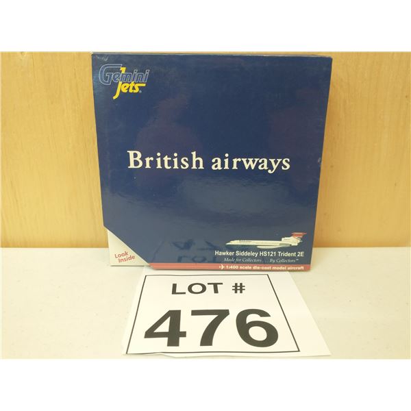 GEMINI JETS / BRITISH AIRWAYS HS121 TRIDENT 2E (1:400) [DIE-CAST]