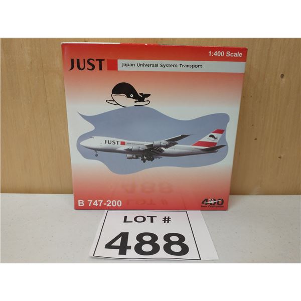 400 / JUST BOEING 747-200 (1:400) [DIE-CAST]