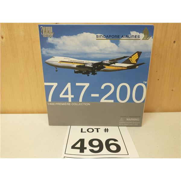 DRAGON WINGS / SINGAPORE AIRLINES 747-200 (1:400) [DIE-CAST]