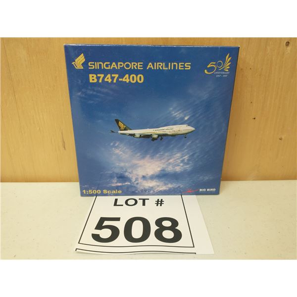 BIG BIRD / SINGAPORE AIRLINES / B747-400 (1:500) [DIE-CAST]