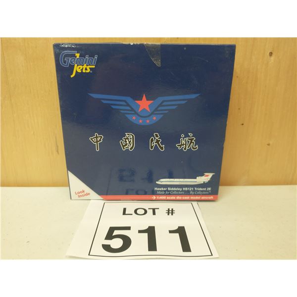 GEMINI JETS / CHINA CIVIL AVIATION HAWKER SIDDELEY HS121 TRIDENT 2E (1:400) [DIE-CAST]