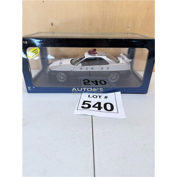 AUTOART / NISSAN SKYLINE GT-R (R34) JAPANESE POLICE DIVISION (1:18) [DIE-CAST]