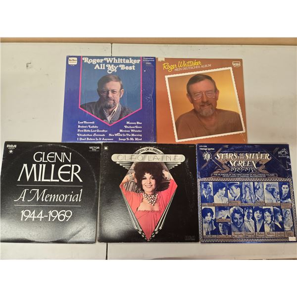 5 VINYL RECORD LOT – CLASSIC VOCAL & SWING ERA
