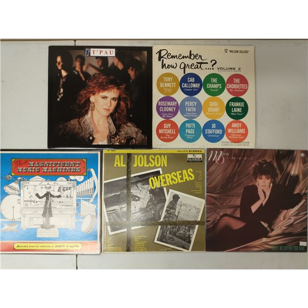 5 VINYL RECORD LOT – CLASSIC VOCAL & NOSTALGIA