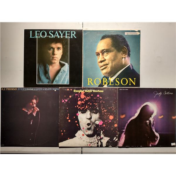 5 VINYL RECORD LOT – POP, SOUL & SINGER-SONGWRITER