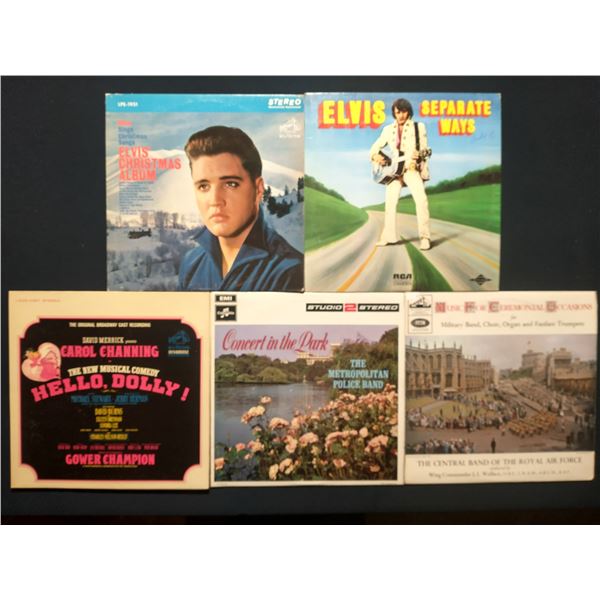 5 VINYL RECORD LOT – SOUNDTRACKS & ORCHESTRAL EASY LISTENING