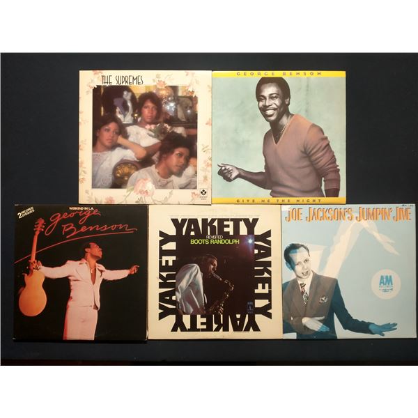 5 VINYL RECORD LOT – MOTOWN & SOUL / FUNK CROSSOVER