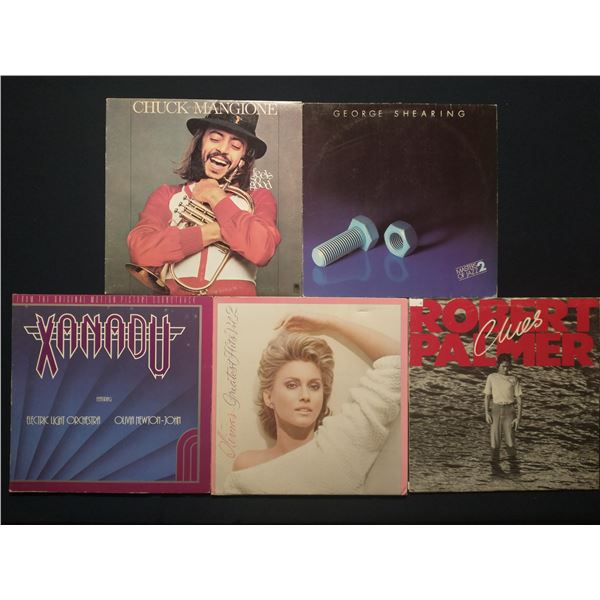 5 VINYL RECORD LOT – POP, ROCK & JAZZ FAVORITES