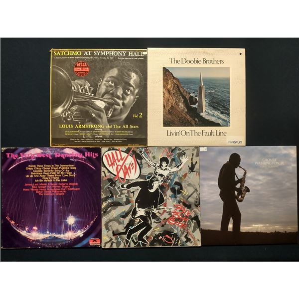 5 VINYL RECORD LOT – JAZZ & SOFT ROCK CLASSICS