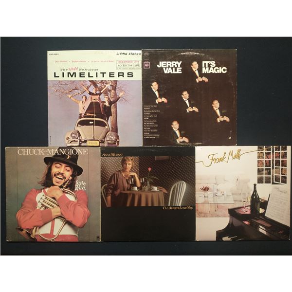 5 VINYL RECORD LOT – EASY LISTENING, VOCAL & INSTRUMENTAL