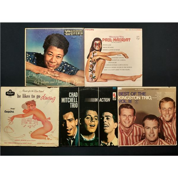 5 VINYL RECORD LOT – JAZZ VOCALS & EASY LISTENING CLASSICS