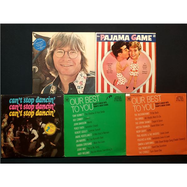 5 VINYL RECORD LOT – POP, CLASSICAL & INTERNATIONAL VARIETY