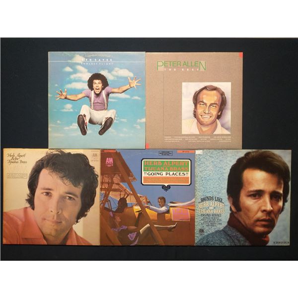 5 VINYL RECORD LOT – 1970s–1980s POP / ADULT CONTEMPORARY