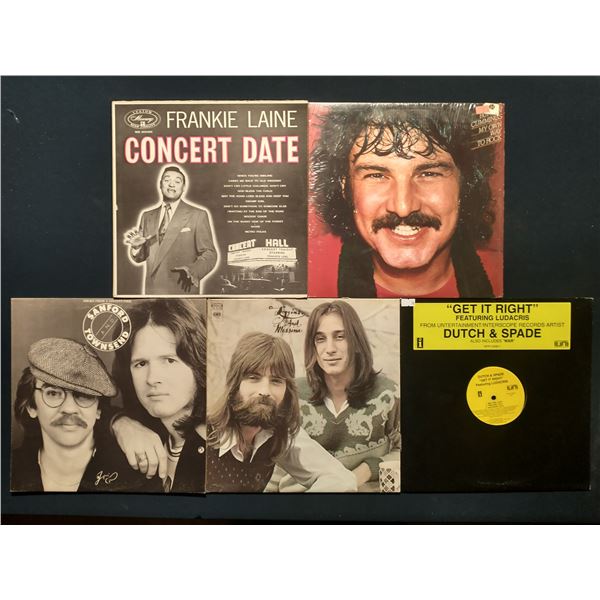 5 VINYL RECORD LOT – CLASSIC POP / FOLK ROCK / MIXED ERA